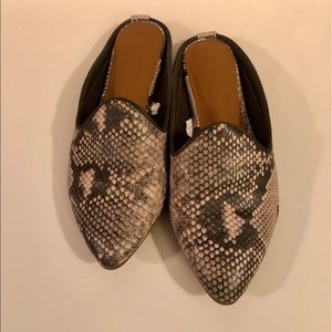 Women’s Snakeskin Mules